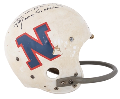 1974 Roman Gabriel Game Used & Signed NFC Pro Bowl Helmet (PSA/DNA)